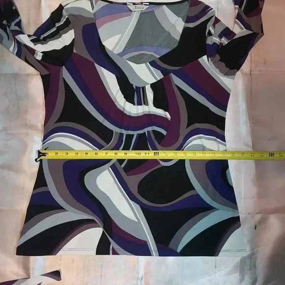 Jessica | Retro Pucci Vibe Top  Never Worn - Picture 11 of 16